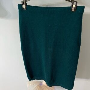Teal acrylic Women's Skirt. Size Medium